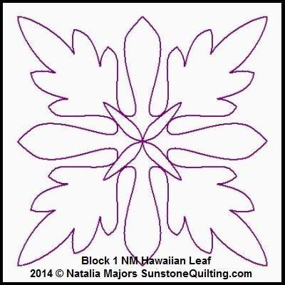 Block 1 NM Hawaiian Leaf