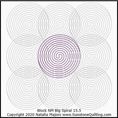 Block NM Big Spiral 15.5 Layout