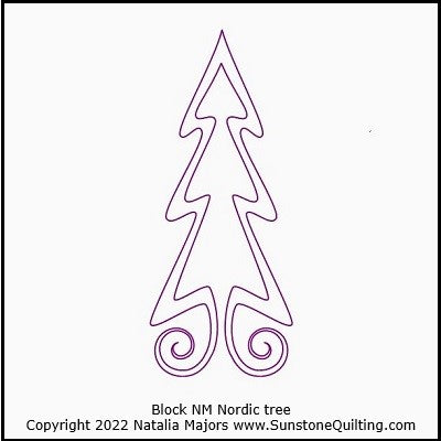 Block NM Nordic tree