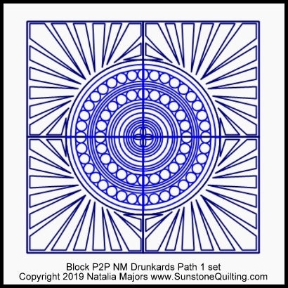 Block P2P NM Drunkards Path 1 layout a 400x400