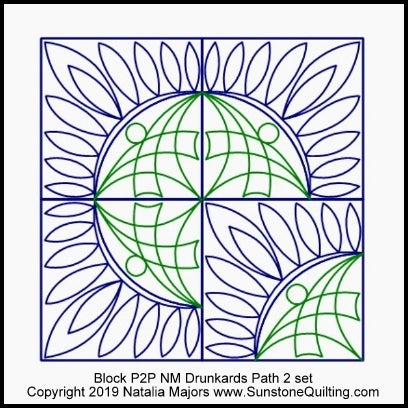 Block P2P NM Drunkards Path 2 layout b 400x400