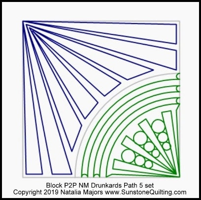 Block P2P NM Drunkards Path 5 400x399
