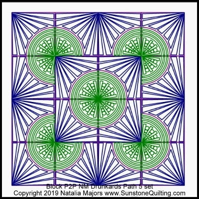 Block P2P NM Drunkards Path 5 layout c 400x400