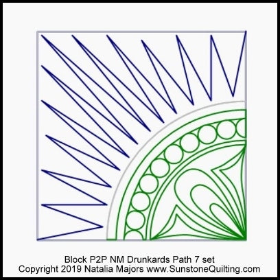 Block P2P NM Drunkards Path 7 400x400