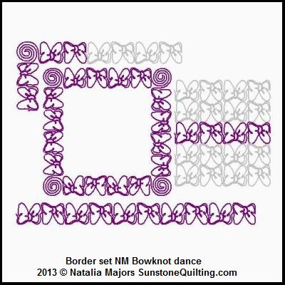 Border set NM Bowknot dance