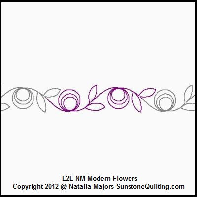 E2E NM Modern Flowers sashing