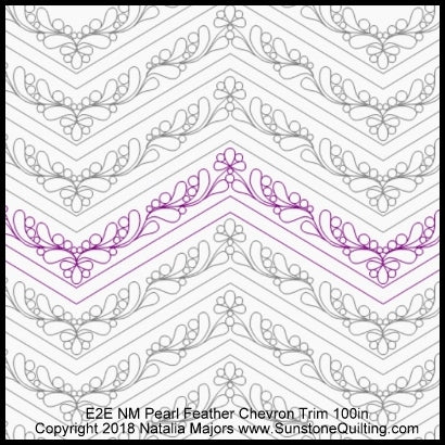 E2E NM Pearl Feather Chevron Trim 100in 400x400