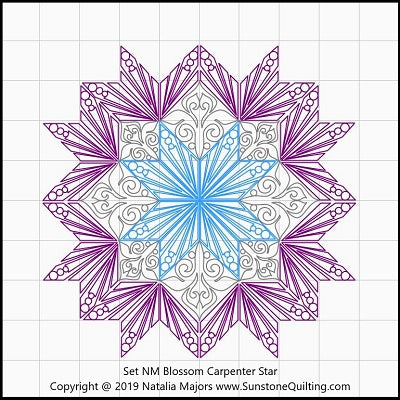 Set NM Blossom Carpenter Star
