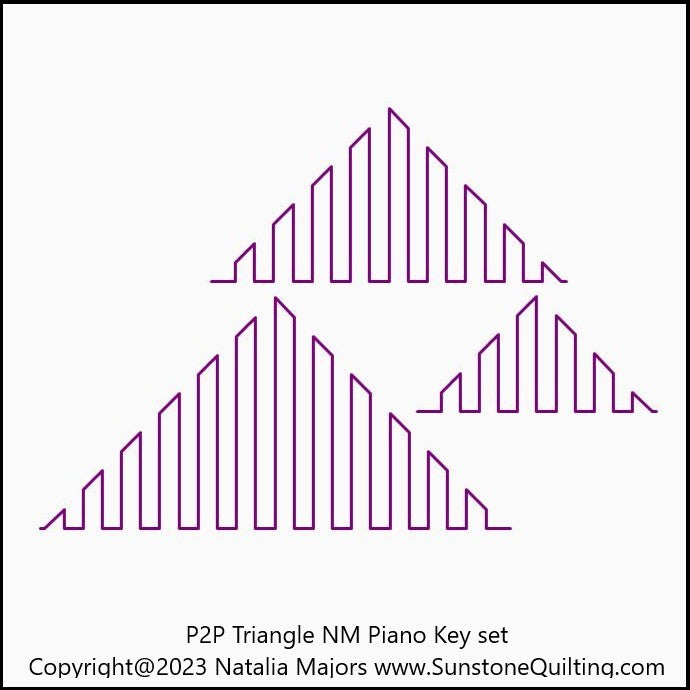P2P Triangle NM Piano Key set