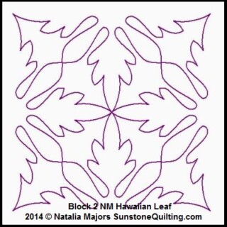 Block 2 NM Hawaiian Leaf