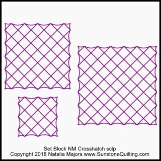 Set Block NM Crosshatch sclp 400x400