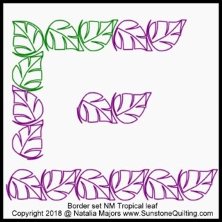 Border set NM Tropical Leaf 400x400